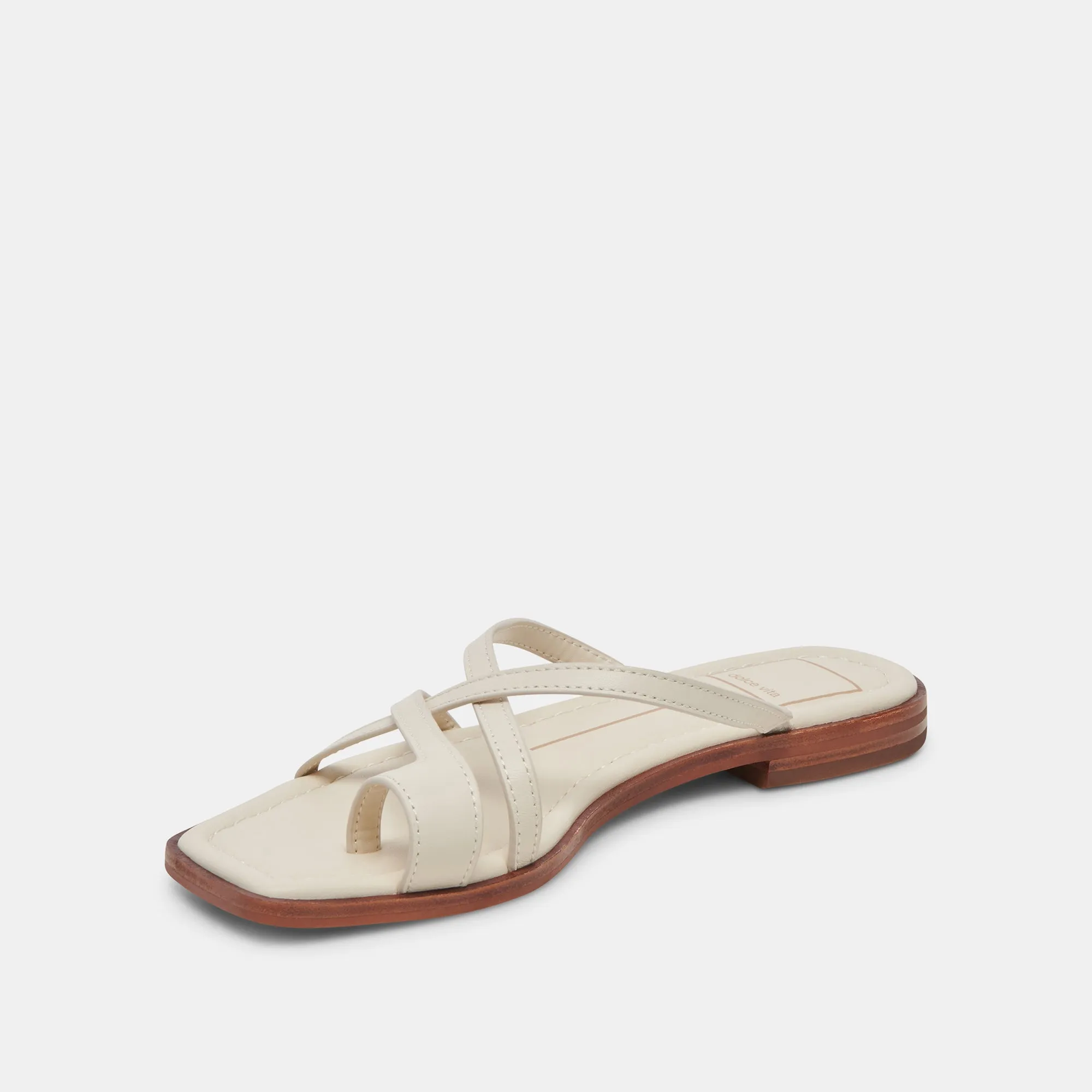 INDIGO SANDALEN ELFENBEIN LEDER