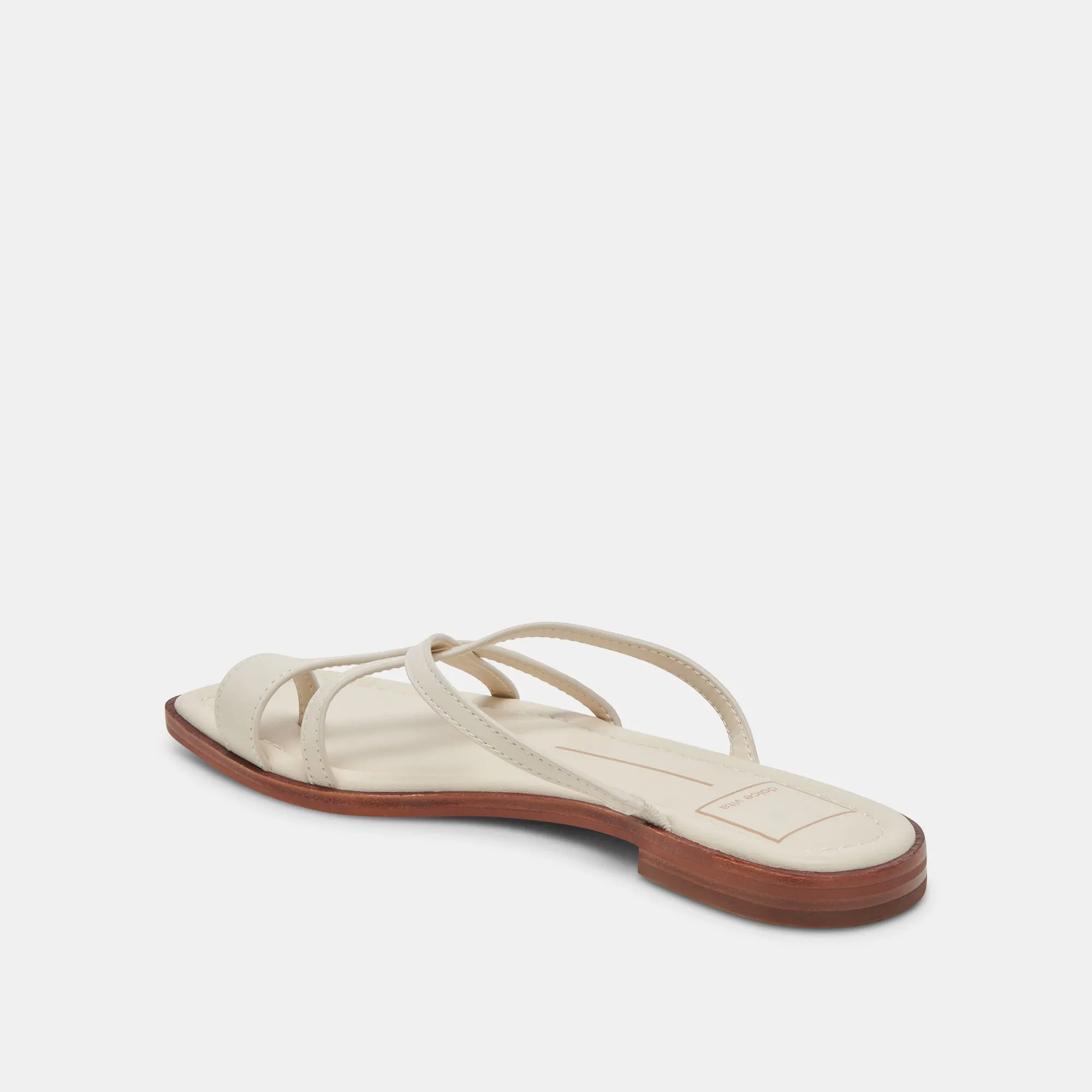 INDIGO SANDALEN ELFENBEIN LEDER