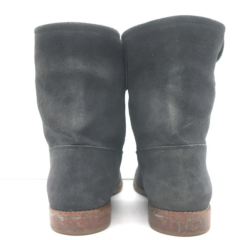 Isabel Marant Jenny Stiefeletten Dunkelgrau Wildleder Größe 39