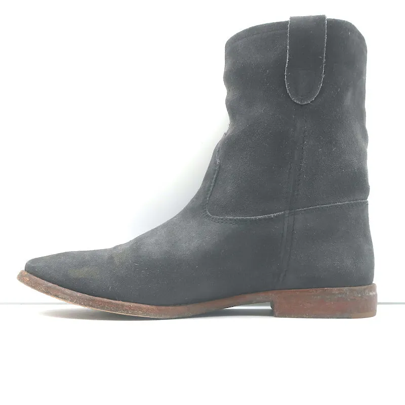 Isabel Marant Jenny Stiefeletten Dunkelgrau Wildleder Größe 39
