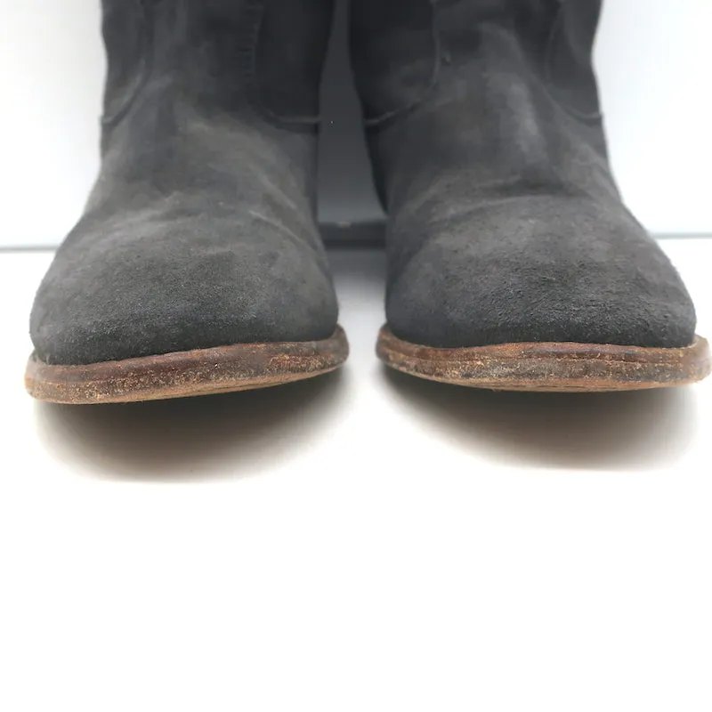 Isabel Marant Jenny Stiefeletten Dunkelgrau Wildleder Größe 39