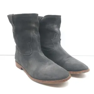 Isabel Marant Jenny Stiefeletten Dunkelgrau Wildleder Größe 39