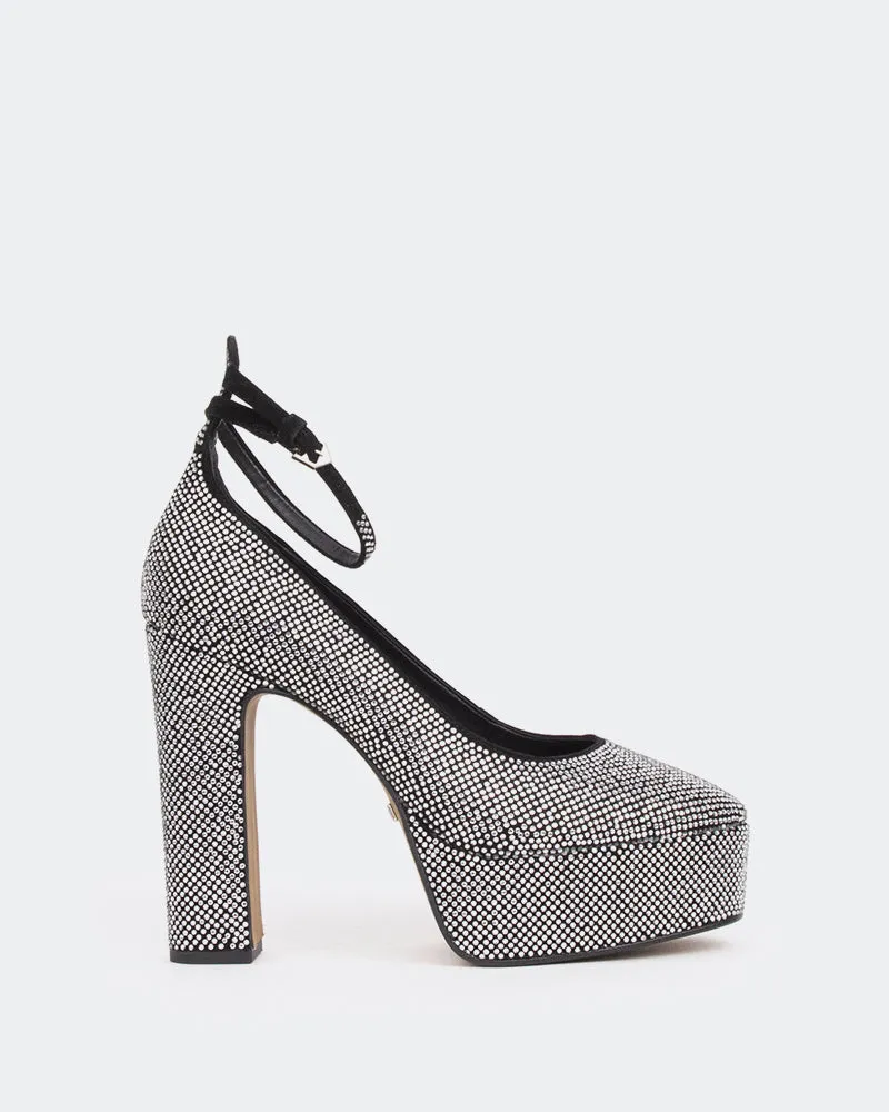 Jayne, Schwarz Wildleder/Suède Noir
