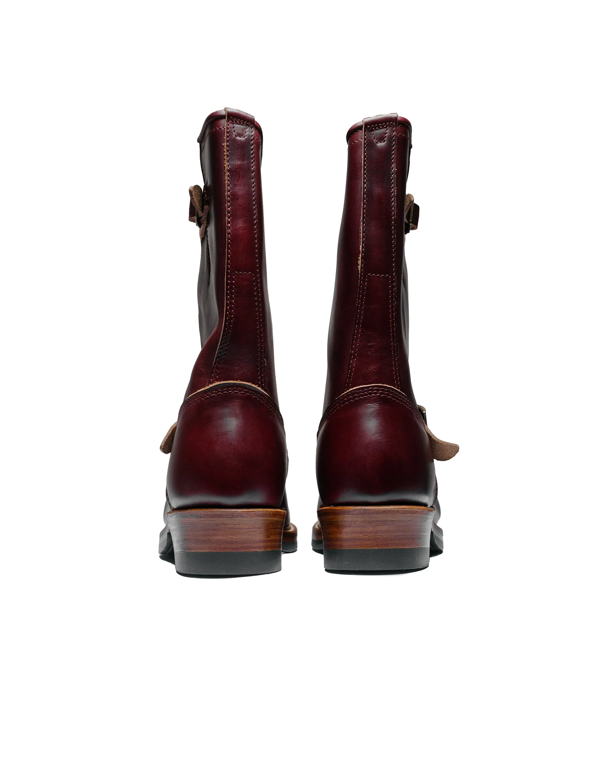 John Lofgren Bootmaker Wabash Ingenieurstiefel Horween CXL Burgunder