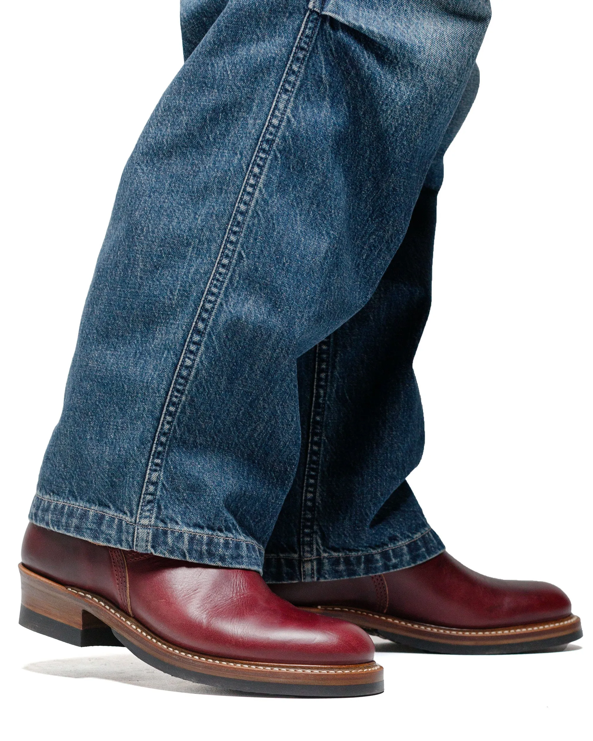 John Lofgren Bootmaker Wabash Ingenieurstiefel Horween CXL Burgunder