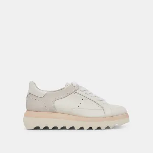 JORGIE SNEAKERS WEISSES LEDER