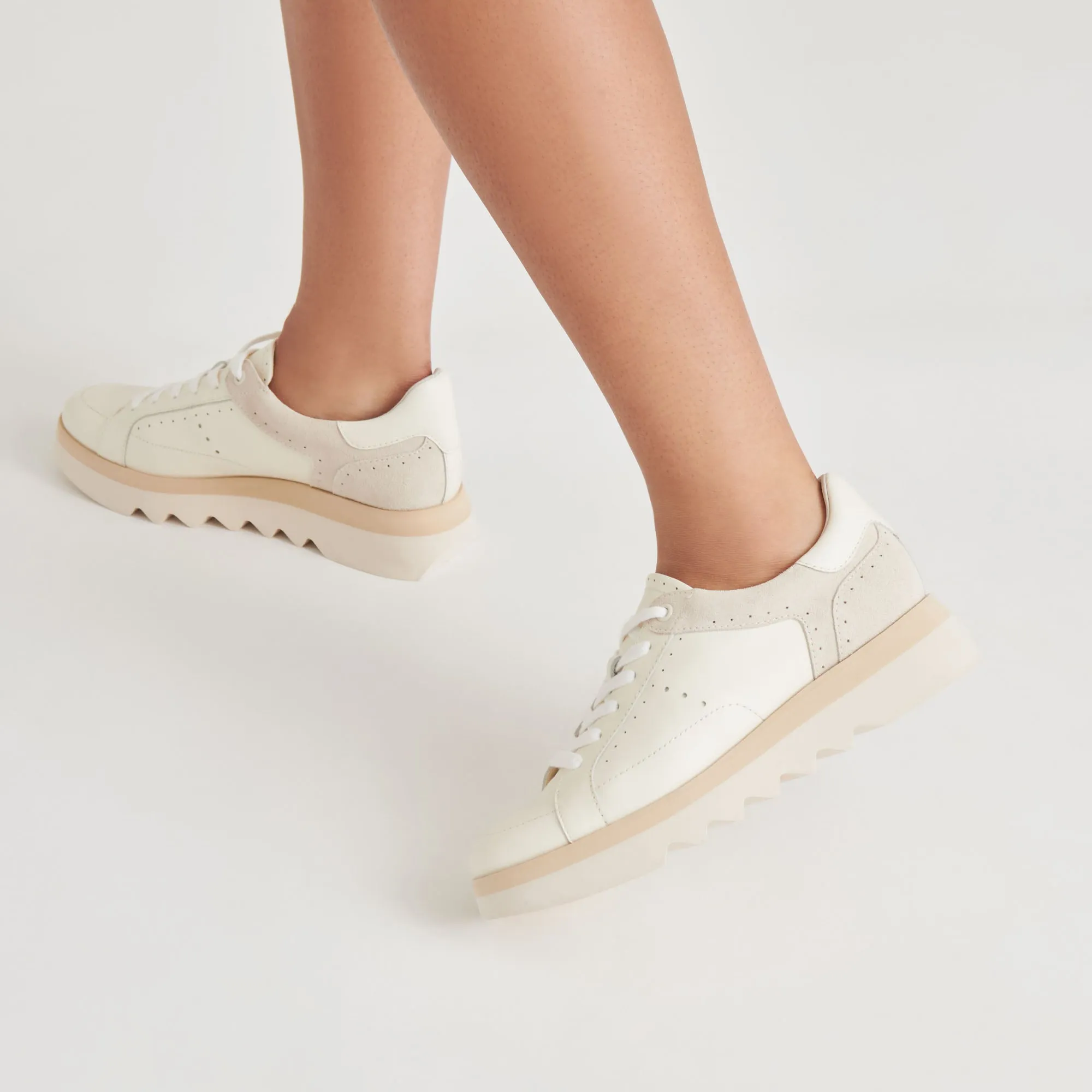 JORGIE SNEAKERS WEISSES LEDER