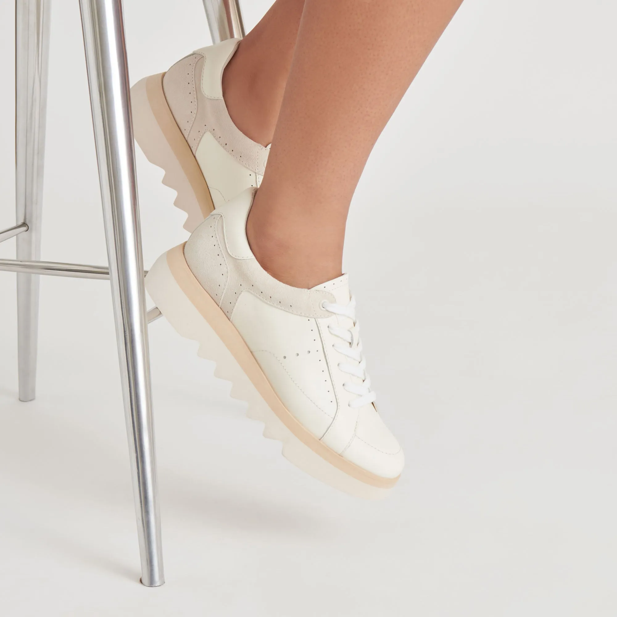 JORGIE SNEAKERS WEISSES LEDER