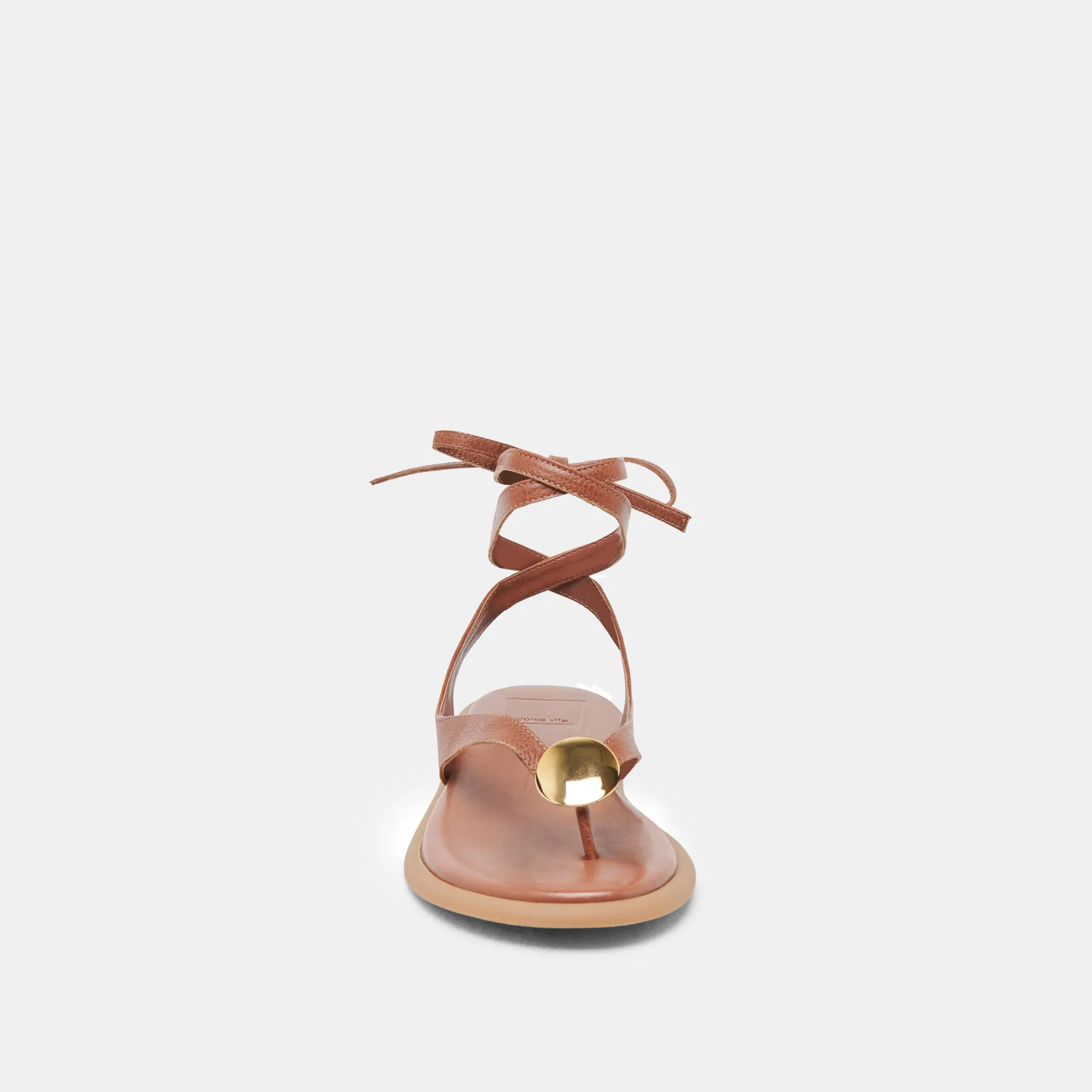 JUDY SANDALEN COGNAC LEDER