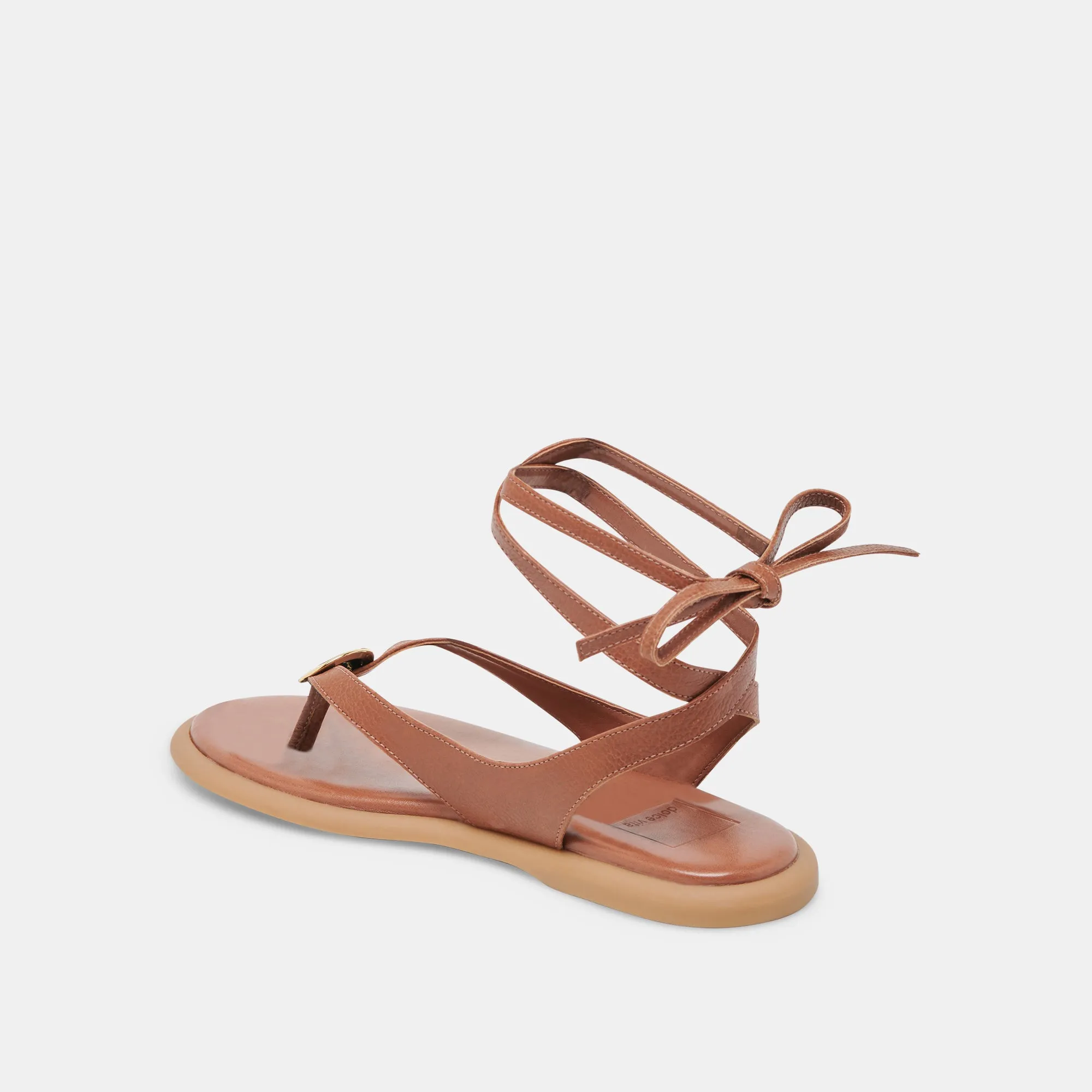 JUDY SANDALEN COGNAC LEDER