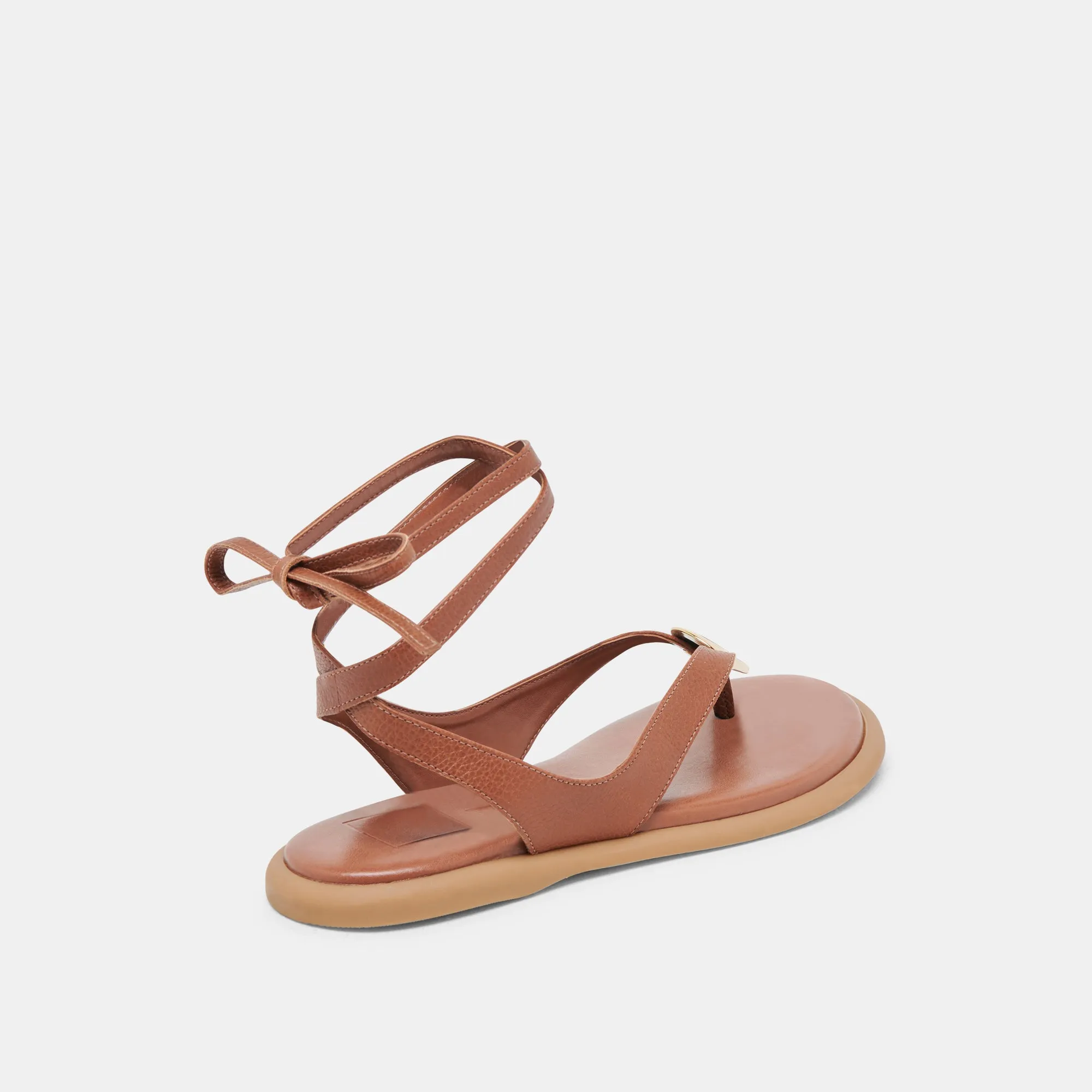 JUDY SANDALEN COGNAC LEDER