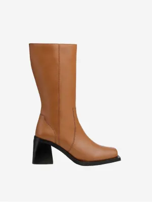 Karel X Vegane Apfel-Leder-Stiefeletten | Ingwer