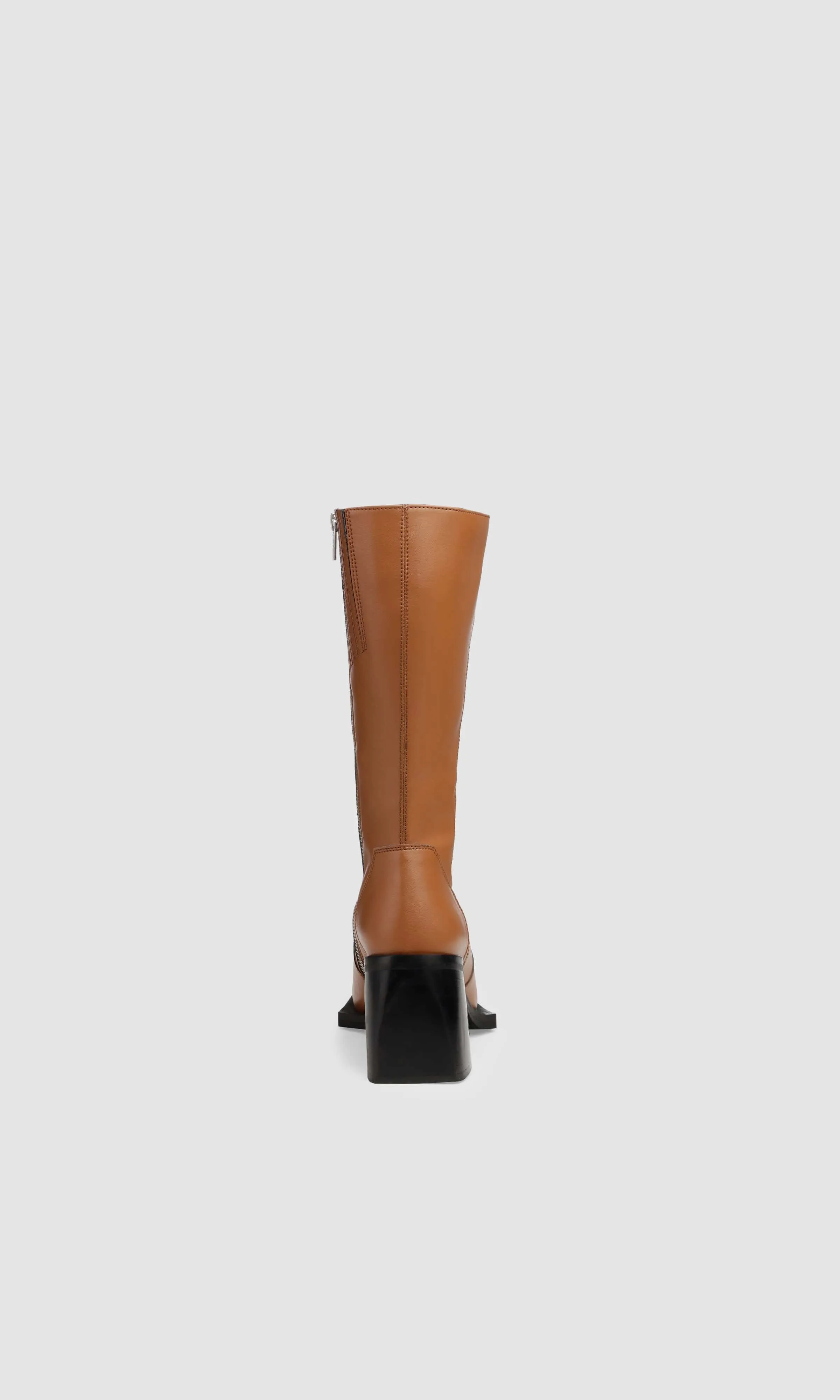 Karel X Vegane Apfel-Leder-Stiefeletten | Ingwer