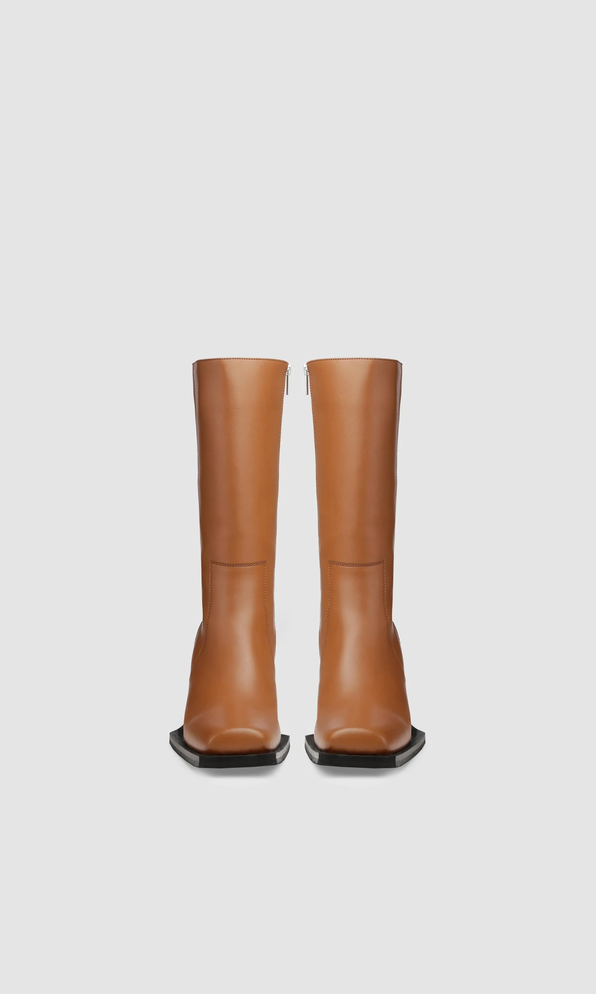 Karel X Vegane Apfel-Leder-Stiefeletten | Ingwer