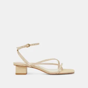 KARLOS SANDALEN NATURGEFLOCHTENE RAFFIA