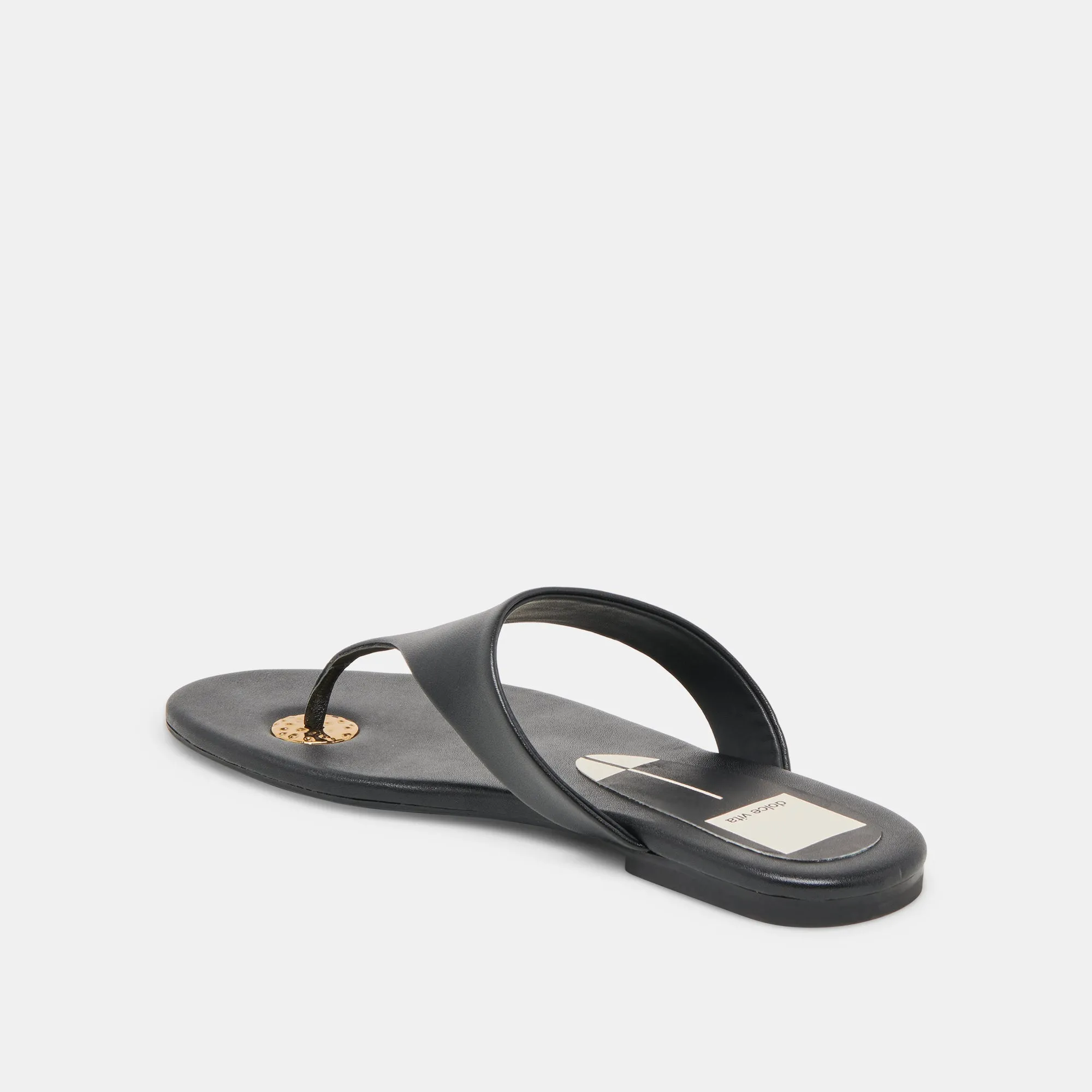 KITTLE SANDALETTEN AUS SCHWARZEM LEDER