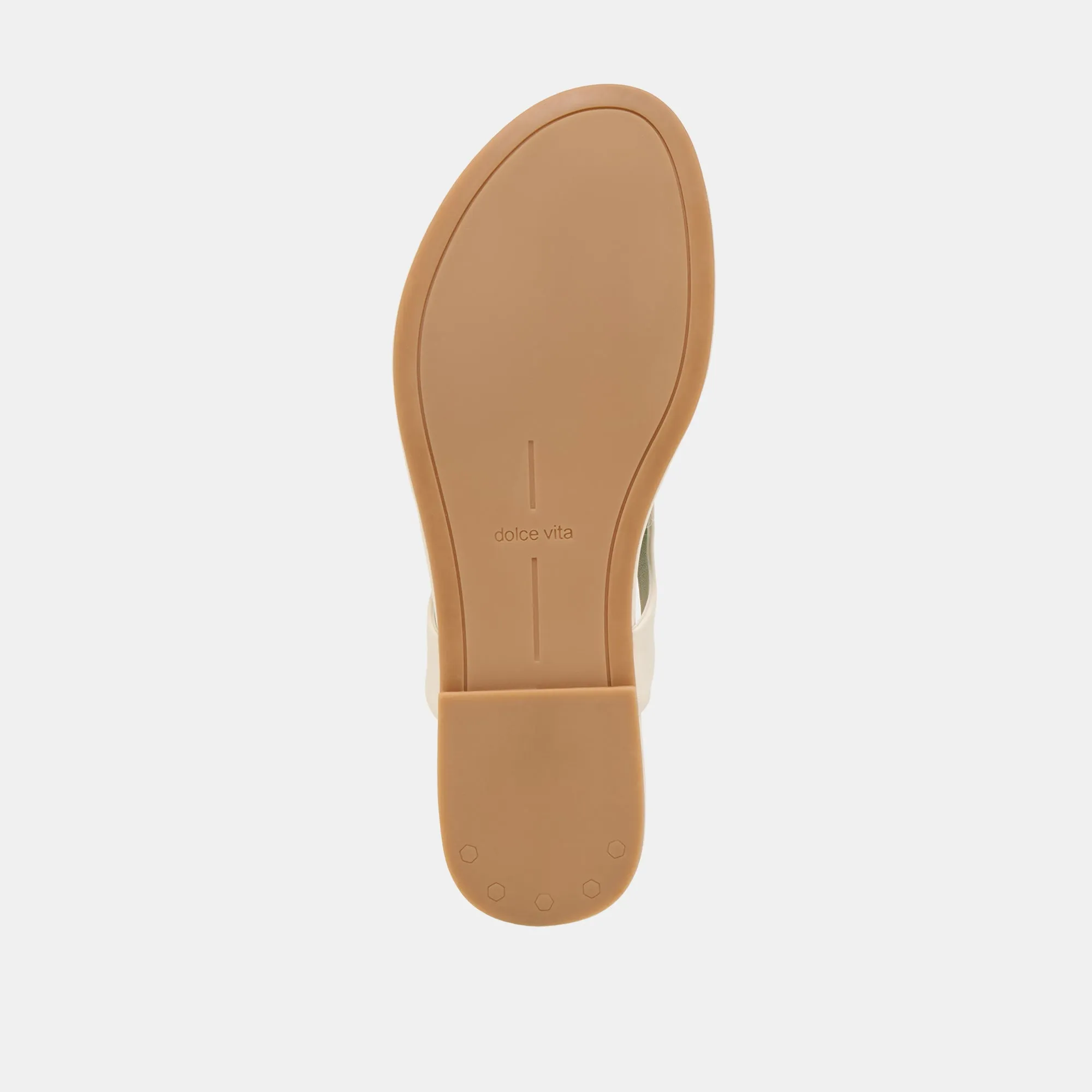 KITTLE SANDALEN OFF-WHITE LEDER