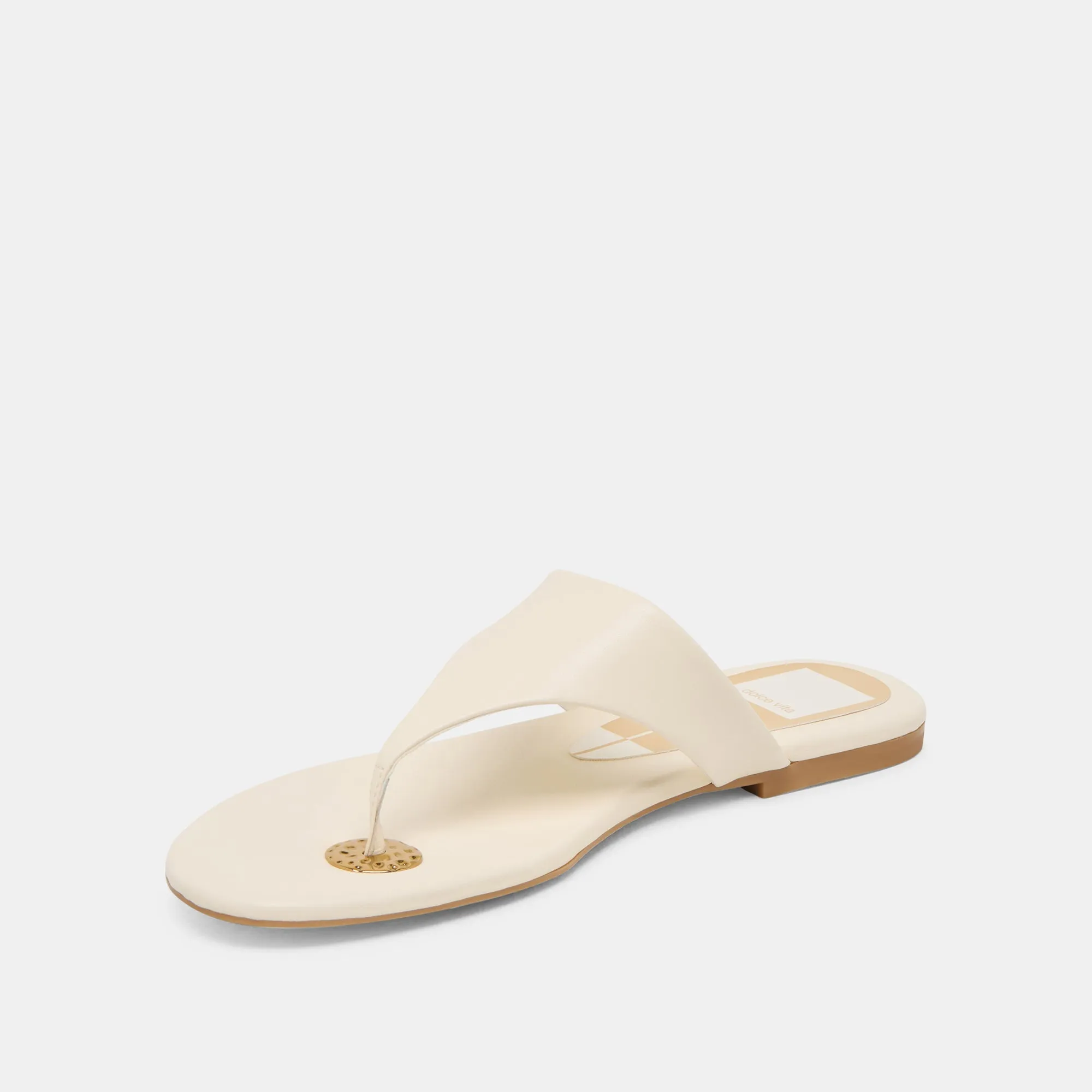 KITTLE SANDALEN OFF-WHITE LEDER