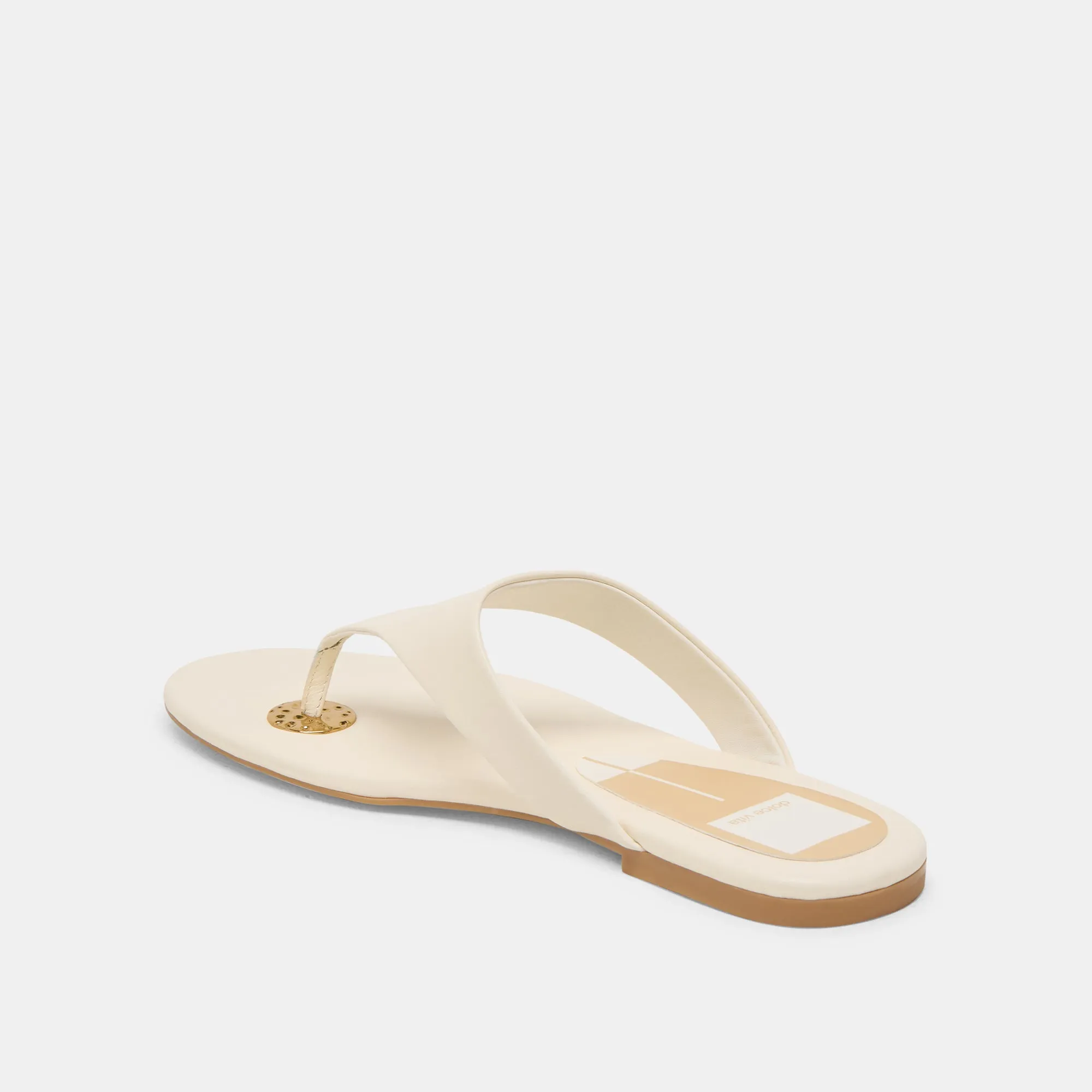 KITTLE SANDALEN OFF-WHITE LEDER