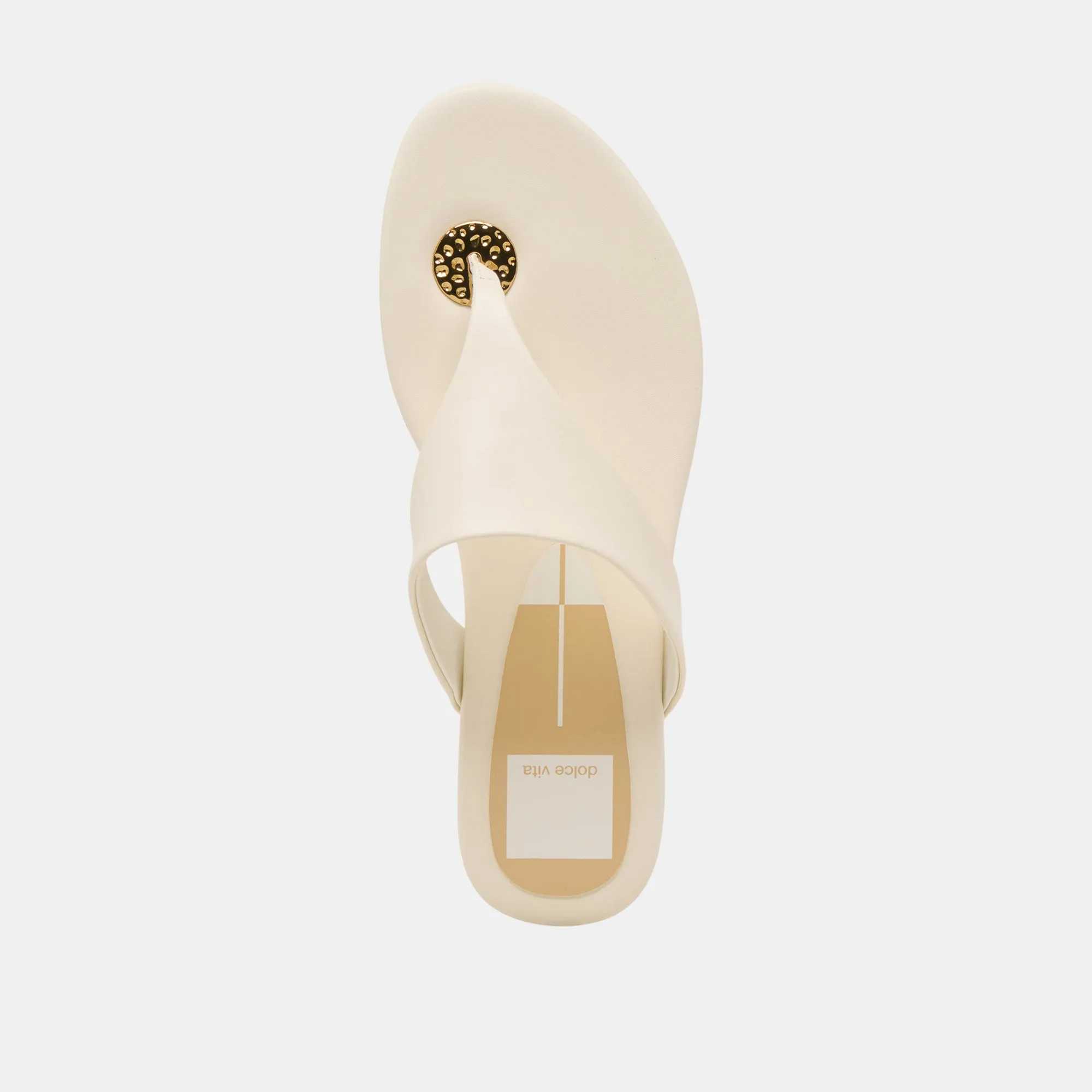 KITTLE SANDALEN OFF-WHITE LEDER