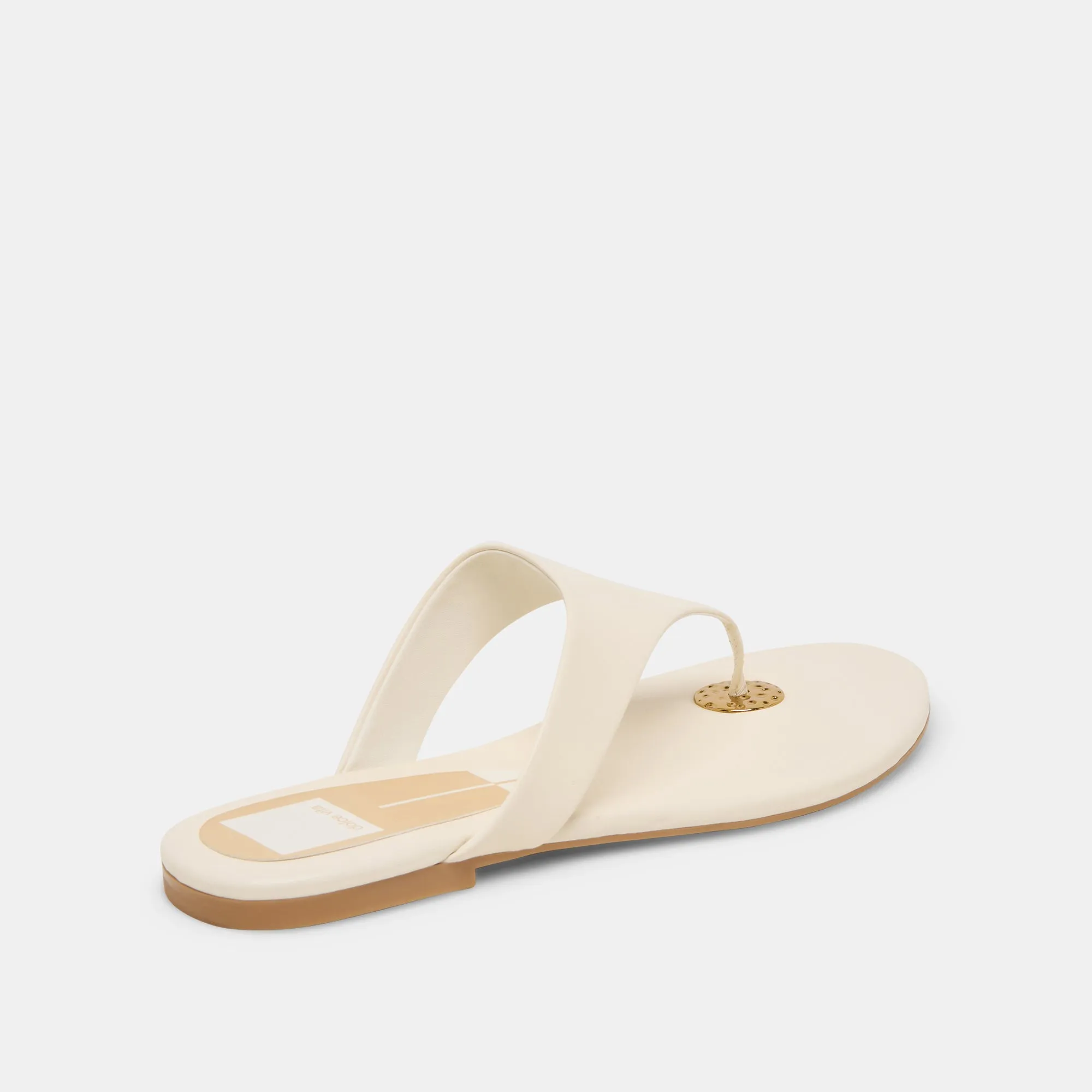 KITTLE SANDALEN OFF-WHITE LEDER