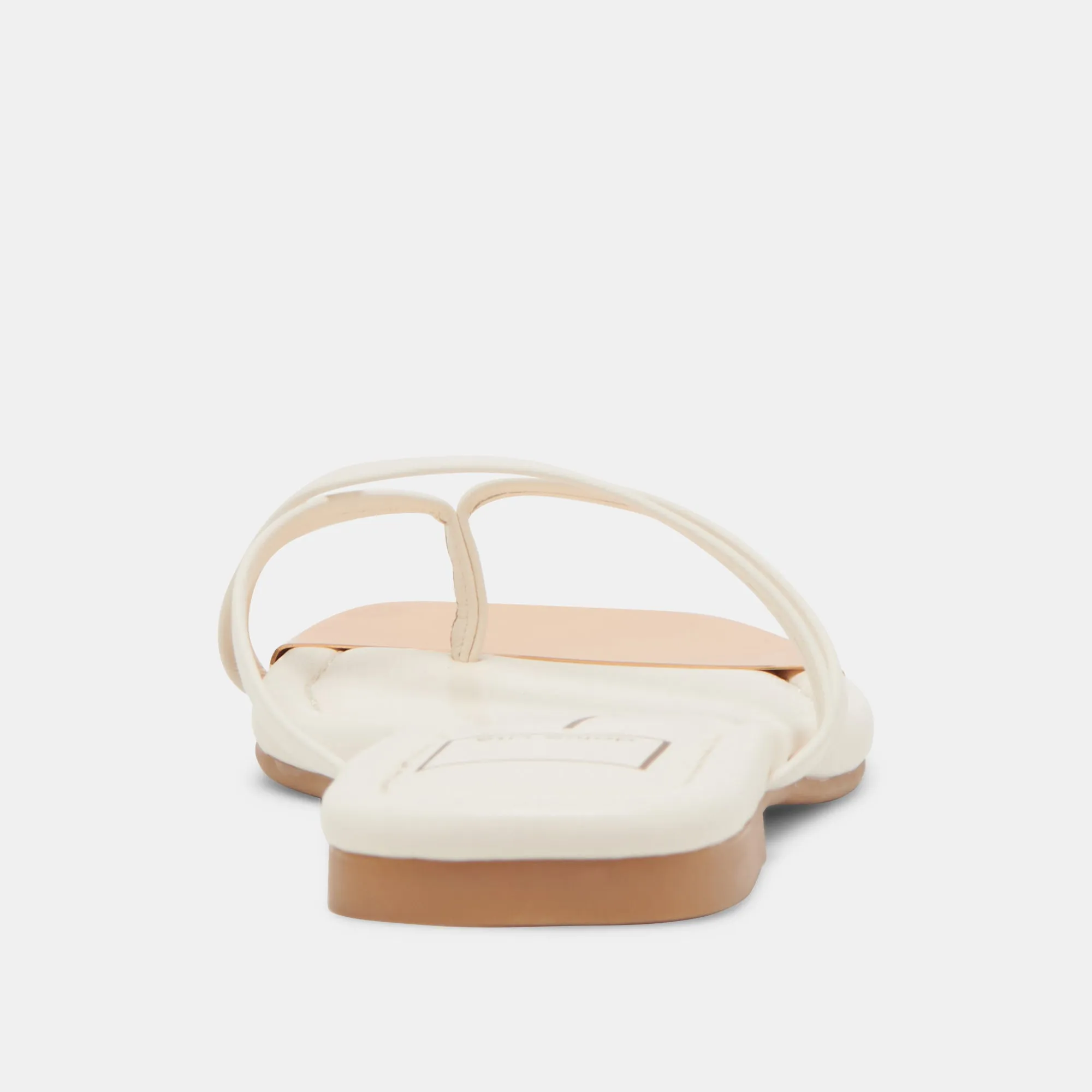 LAGUNA SANDALEN IN OFF-WHITE LEDER