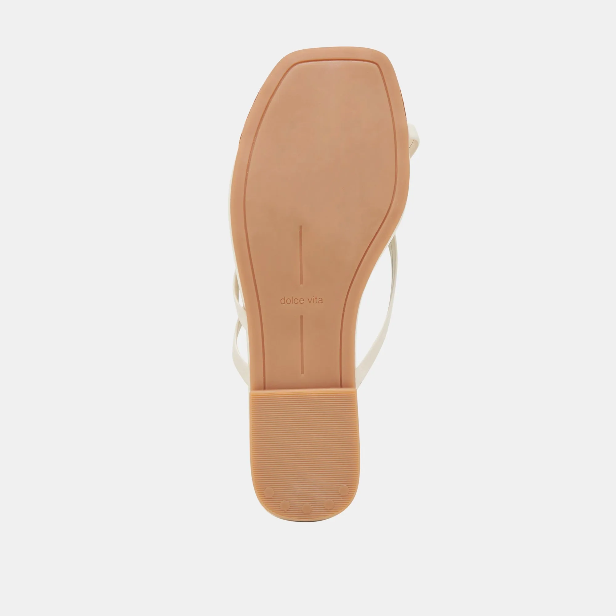 LAGUNA SANDALEN IN OFF-WHITE LEDER