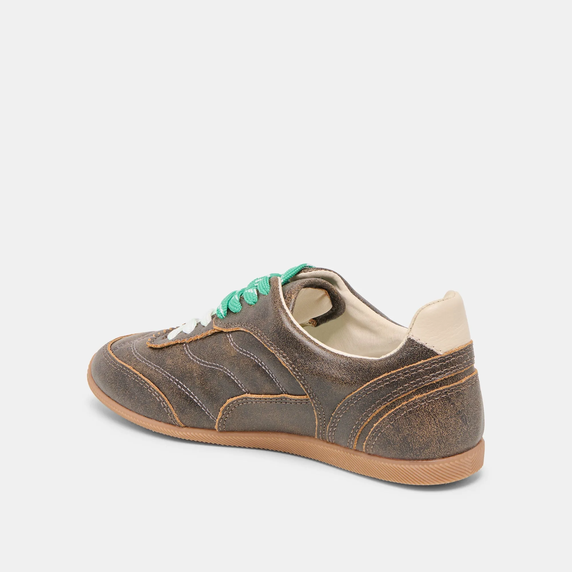 LAINI SNEAKERS BRAUNES VINTAGE-LEDER