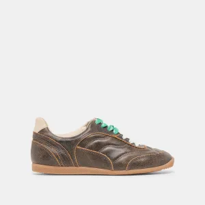 LAINI SNEAKERS BRAUNES VINTAGE-LEDER