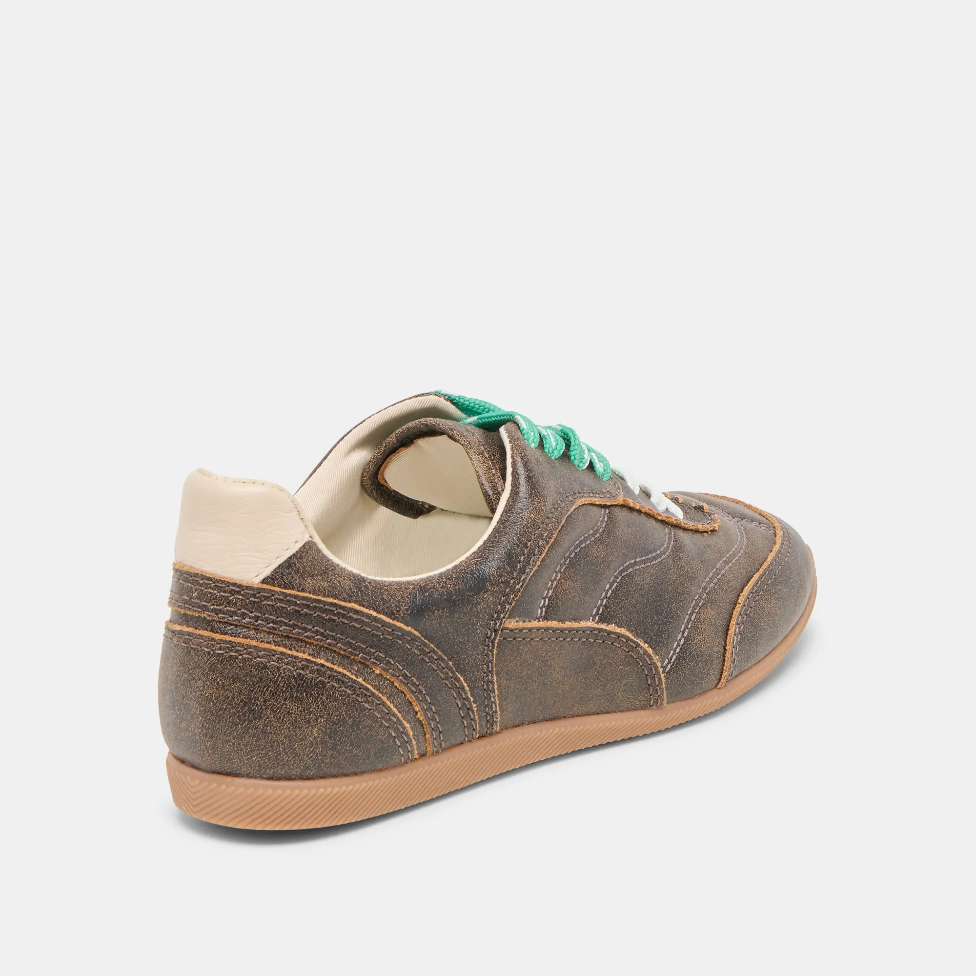 LAINI SNEAKERS BRAUNES VINTAGE-LEDER