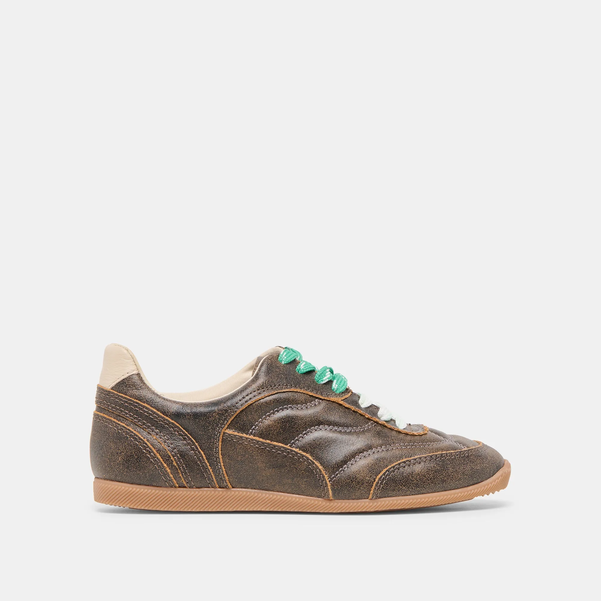 LAINI SNEAKERS BRAUNES VINTAGE-LEDER