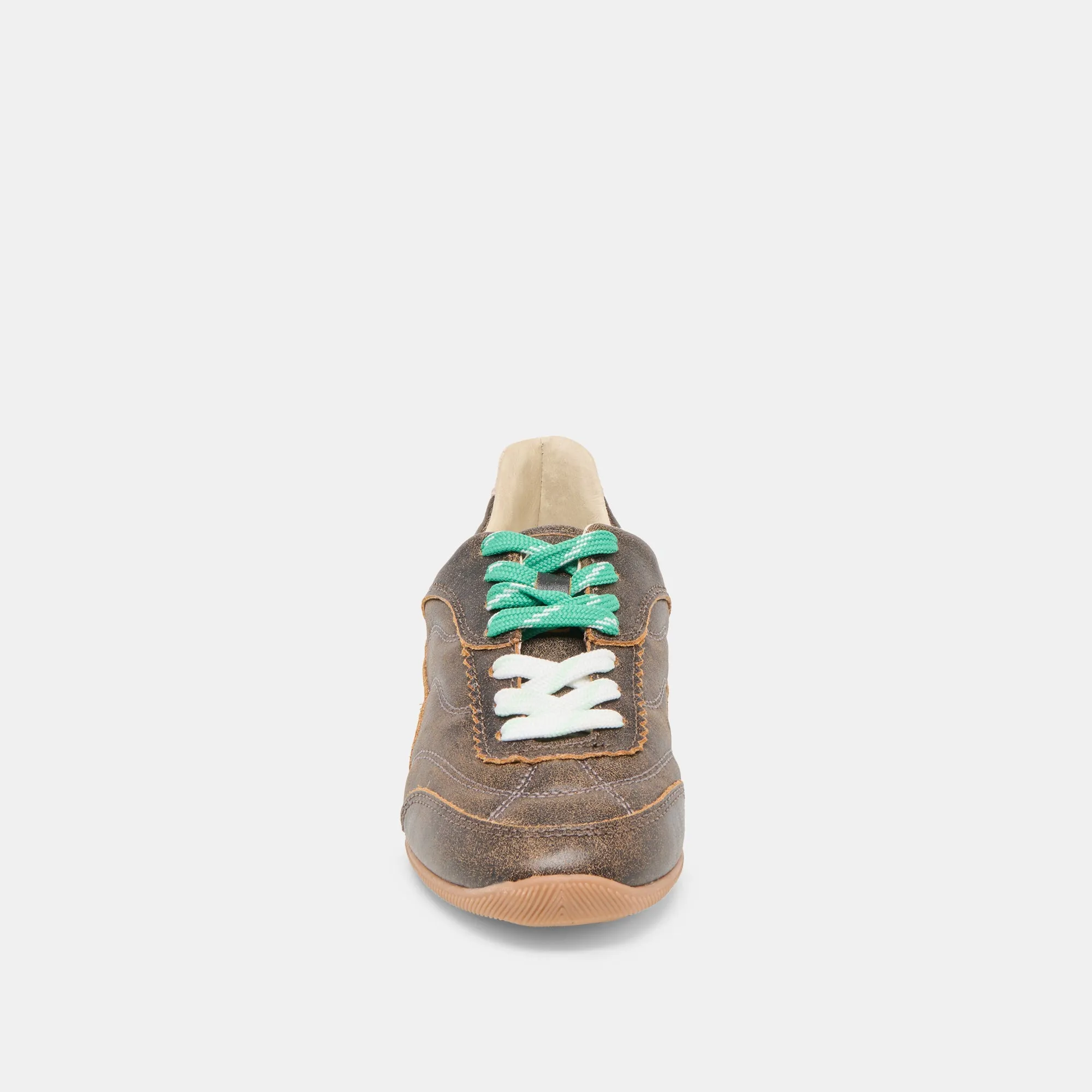 LAINI SNEAKERS BRAUNES VINTAGE-LEDER