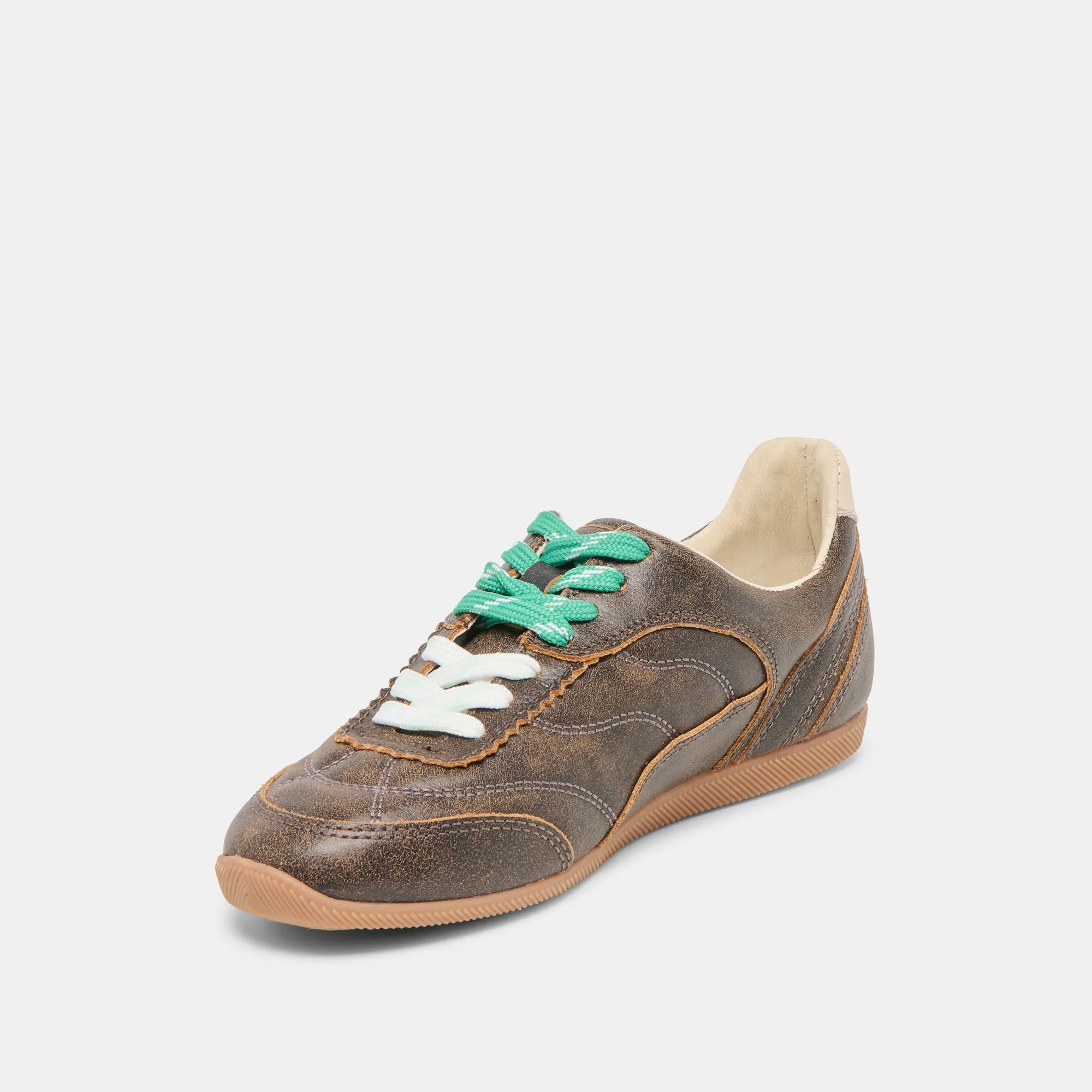 LAINI SNEAKERS BRAUNES VINTAGE-LEDER