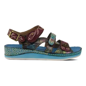L'Artiste By Spring Step Damen Sumacah Aqua Multi