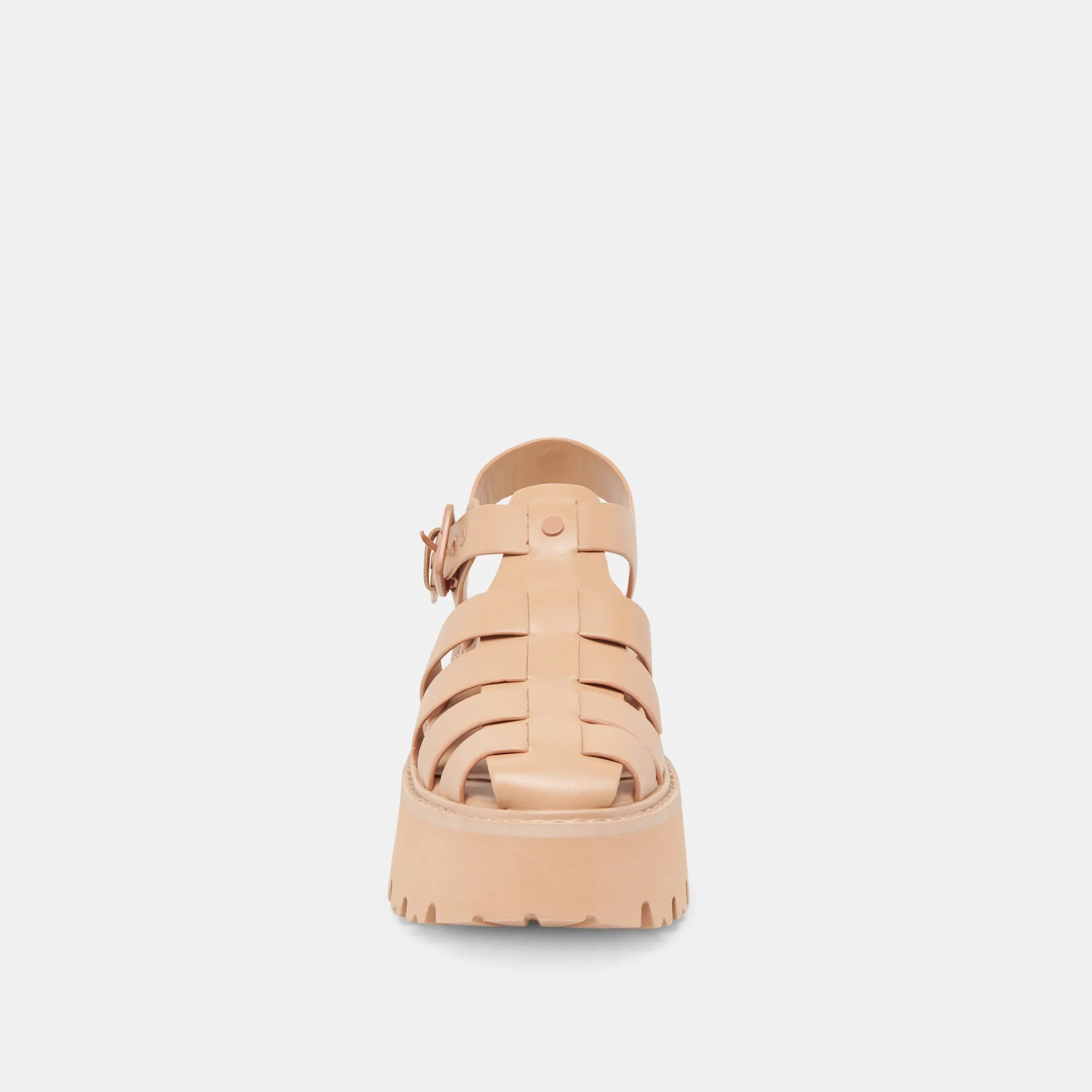 LASLY TONALE SANDALEN CAFE LEDER