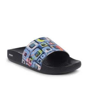 Leap7x Bequeme Hellblaue Slides Für Damen NITWALK-1L Von Liberty