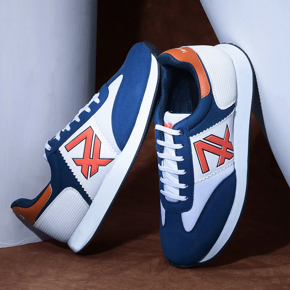 Leap7x Casual Sneakers in Petrolblau mit Schnürung für Herren BACKAM-1E von Liberty