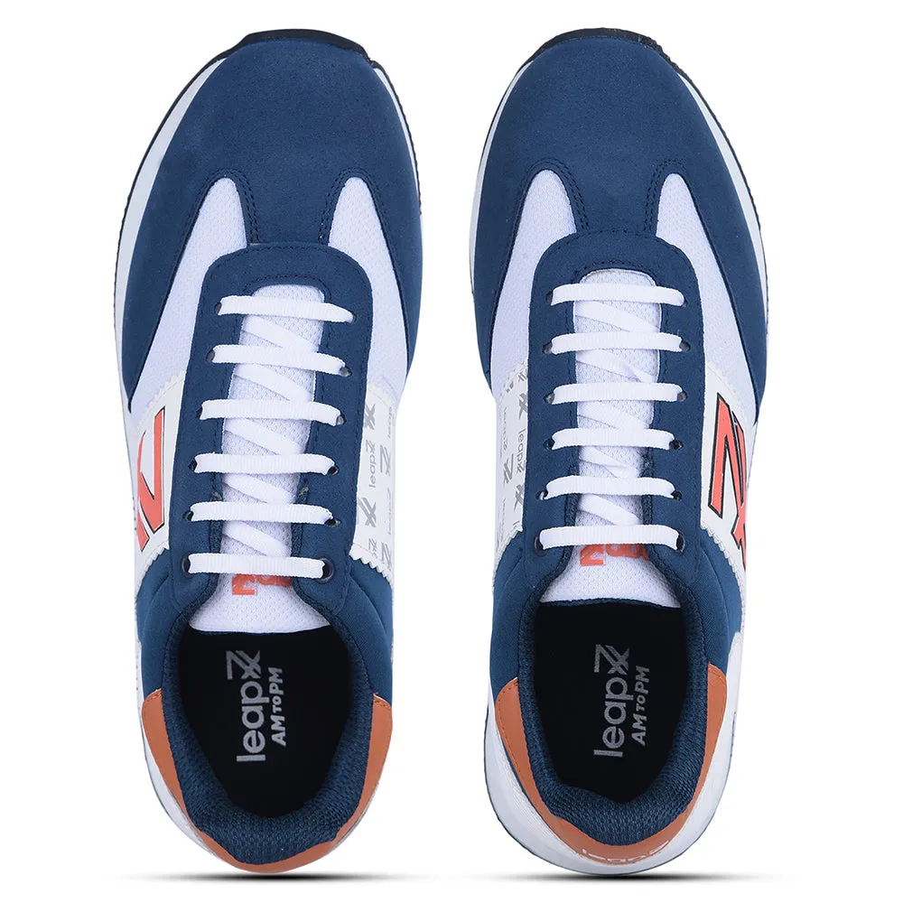 Leap7x Casual Sneakers in Petrolblau mit Schnürung für Herren BACKAM-1E von Liberty