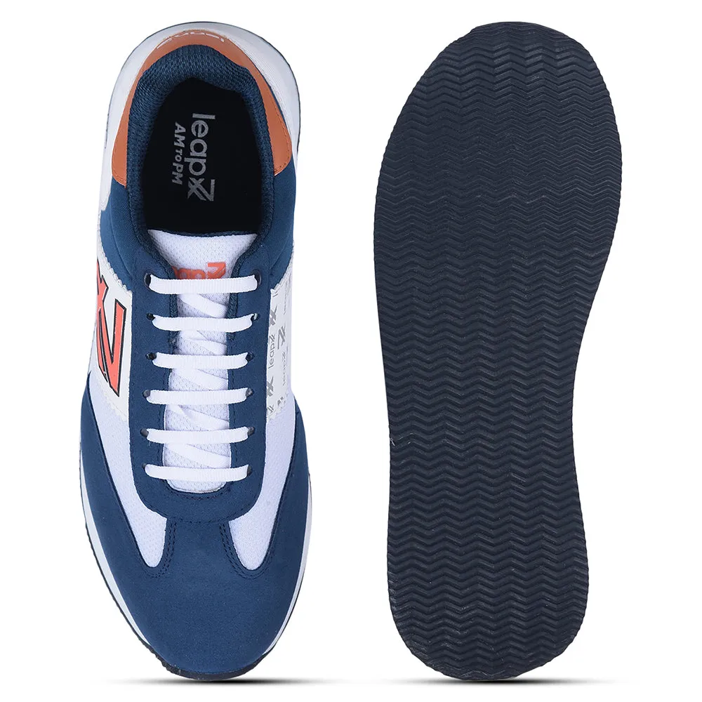Leap7x Casual Sneakers in Petrolblau mit Schnürung für Herren BACKAM-1E von Liberty