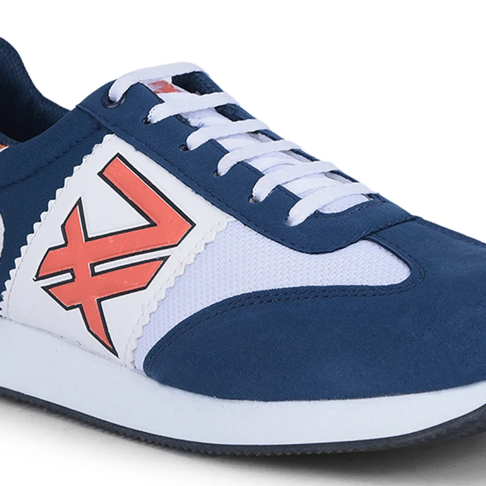 Leap7x Casual Sneakers in Petrolblau mit Schnürung für Herren BACKAM-1E von Liberty