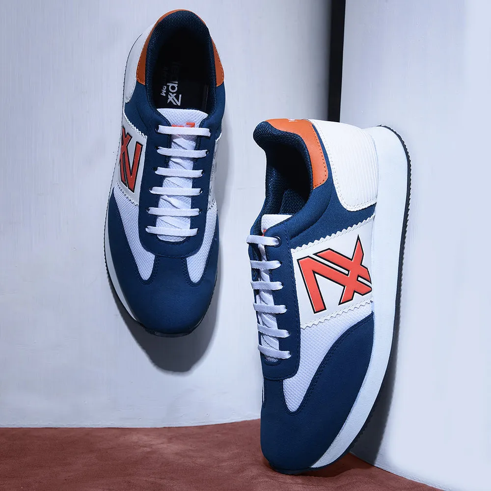Leap7x Casual Sneakers in Petrolblau mit Schnürung für Herren BACKAM-1E von Liberty
