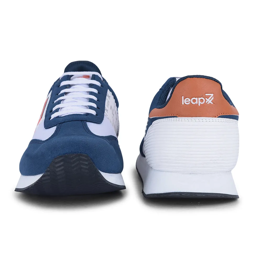 Leap7x Casual Sneakers in Petrolblau mit Schnürung für Herren BACKAM-1E von Liberty