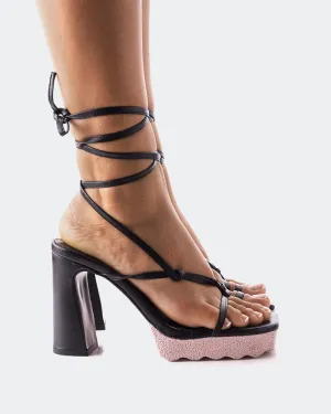 Lici Leder in Schwarz