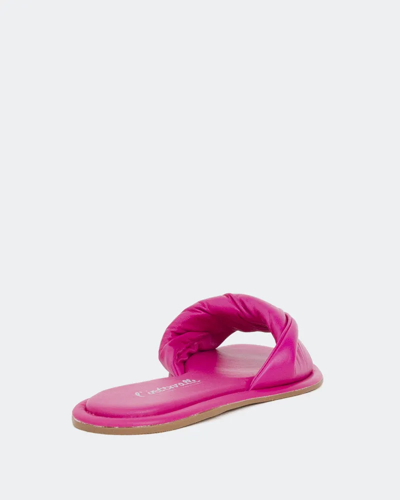 Ligia Fucshia Leder