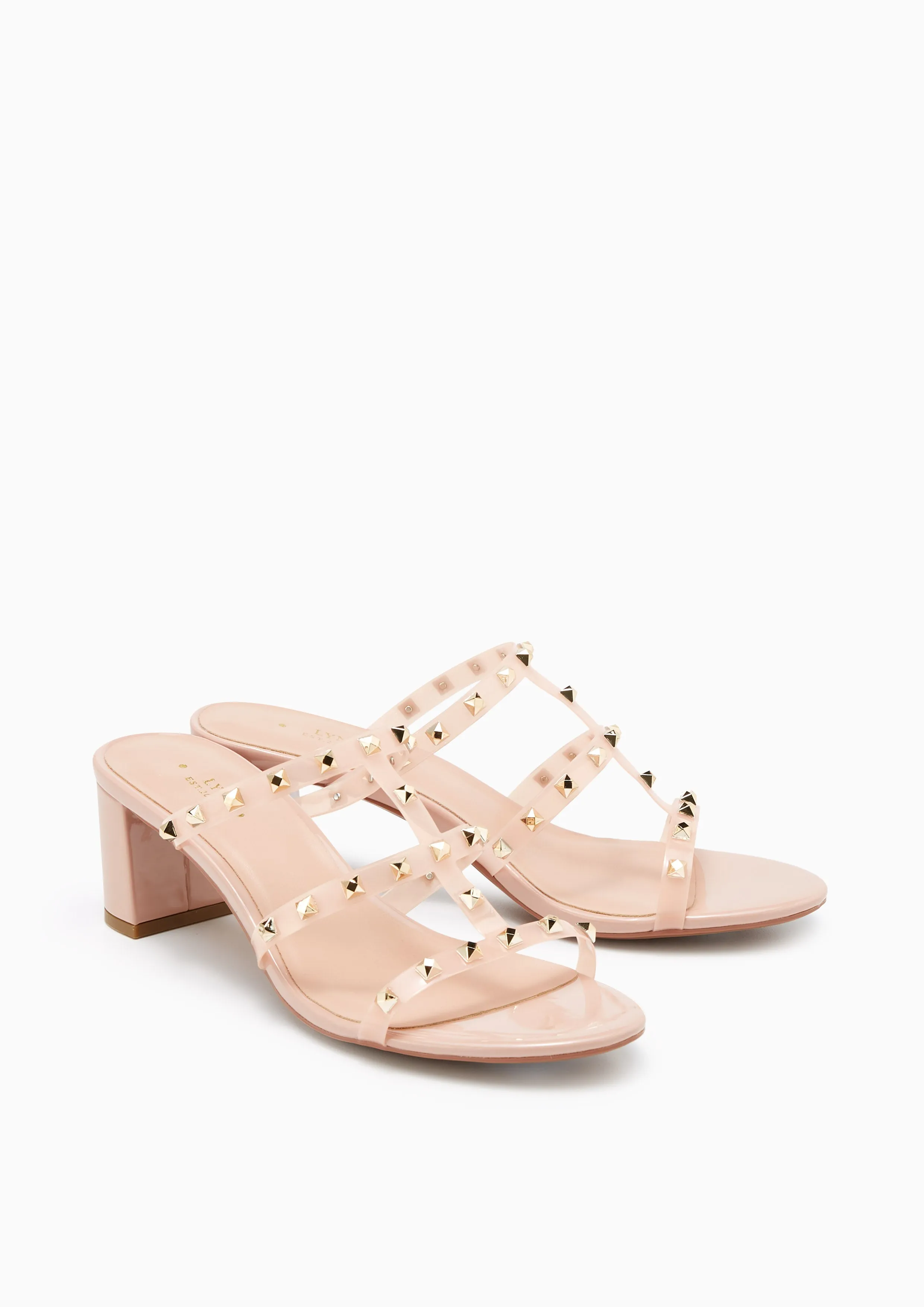 Linda Clear II High Heels Pink