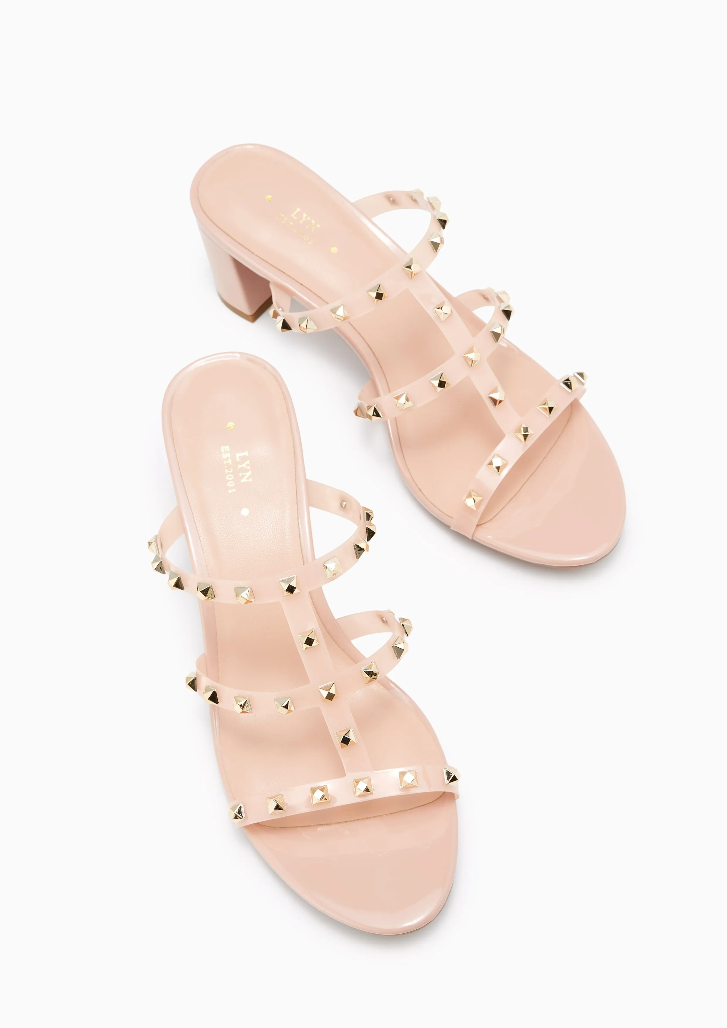 Linda Clear II High Heels Pink