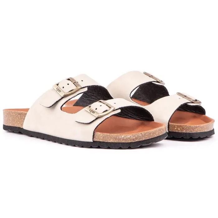 Mango Herren Sandalen mit veganem Fußbett | Neutral