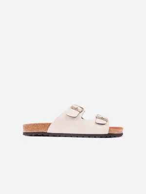 Mango Herren Sandalen mit veganem Fußbett | Neutral