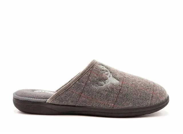 Herren Hausschuhe Padders Stag Mule in weiter Passform