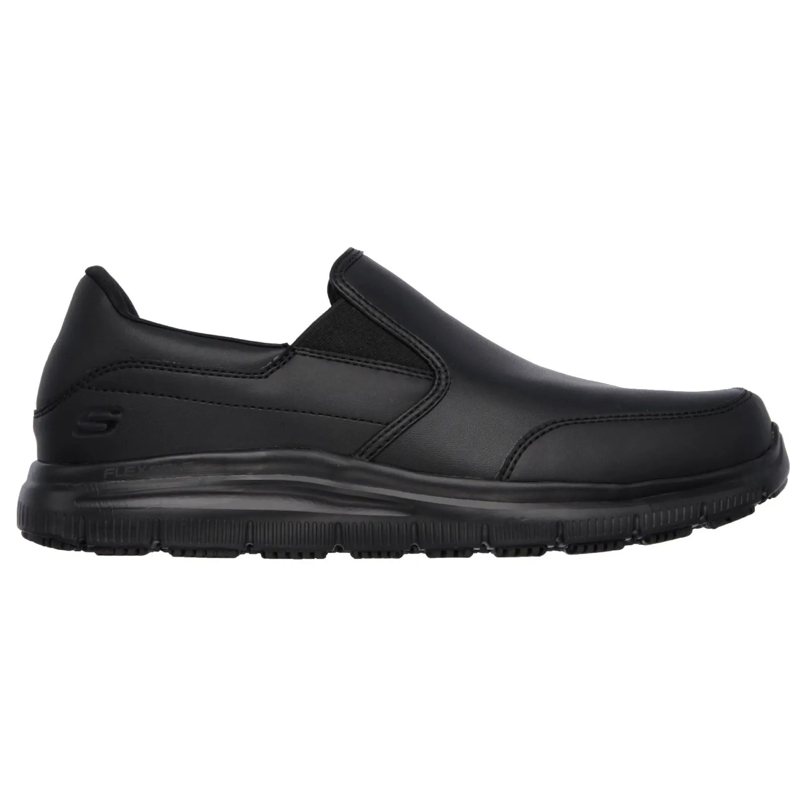 Herren-Skechers 77071WEC Bronwood rutschfeste Turnschuhe in weiter Passform